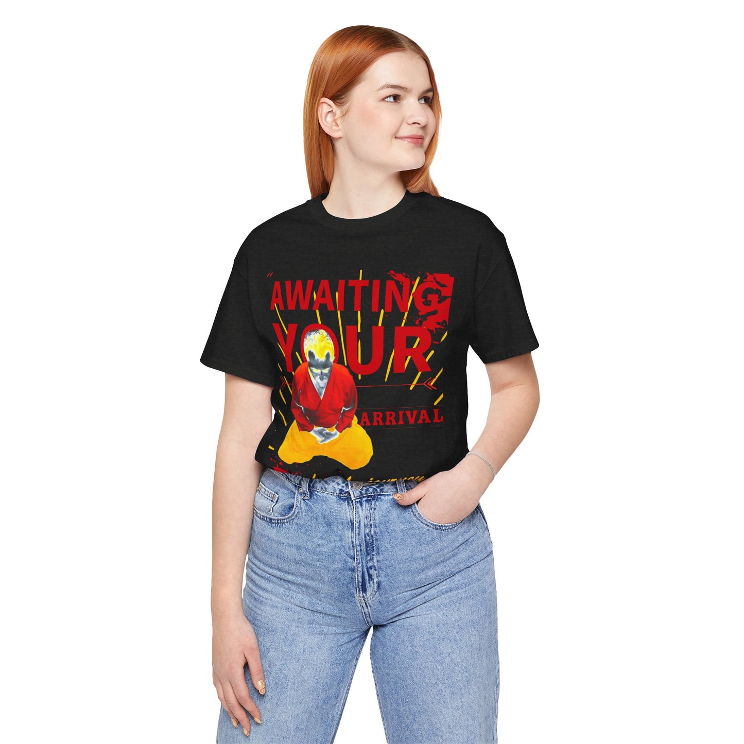 Unisex Jersey Short Sleeve Tee -- Awaiting Your Arrival OG